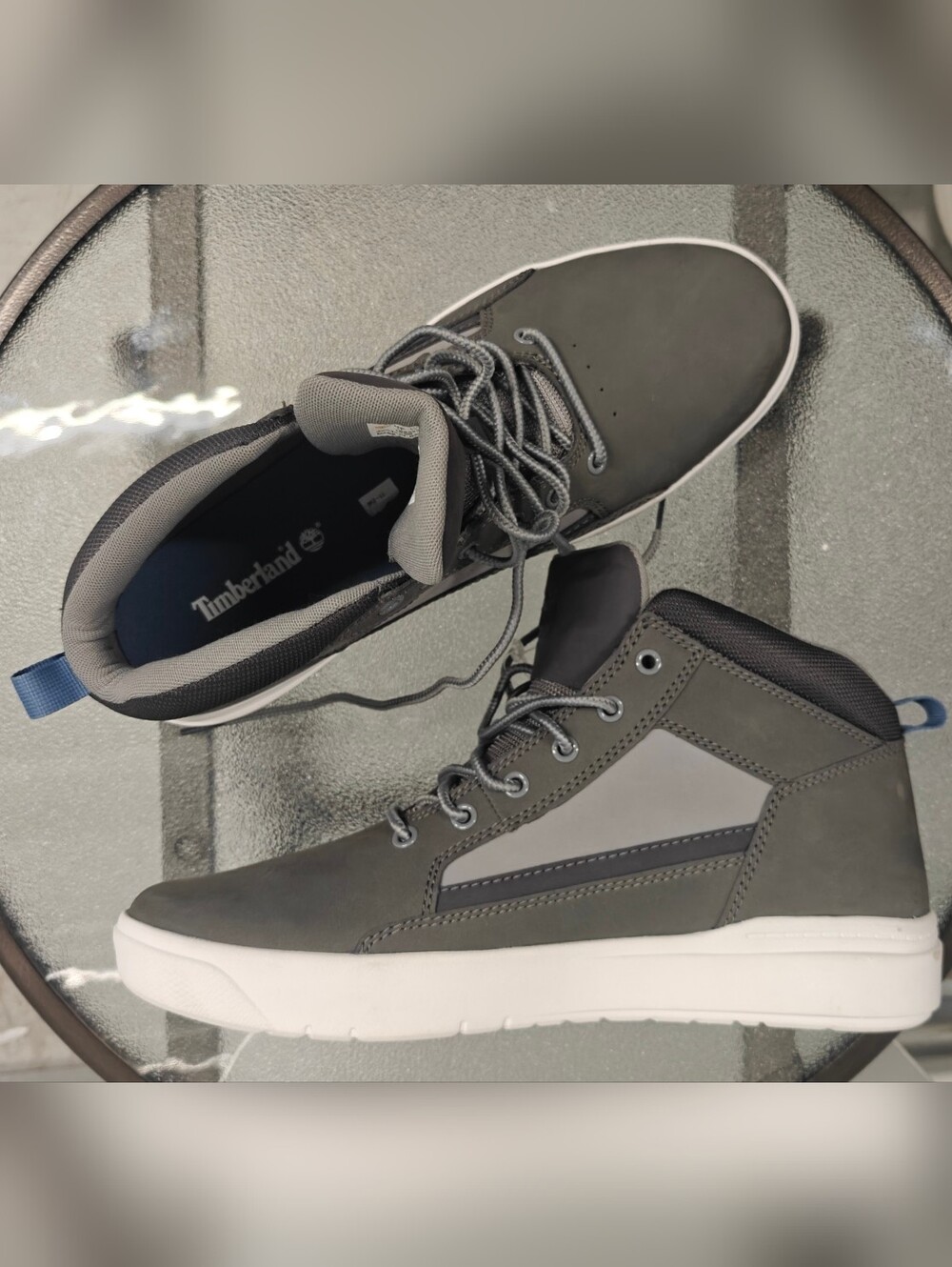 Timberland Men's Mid Allston Lace-Up Sneakers Shoes Gray